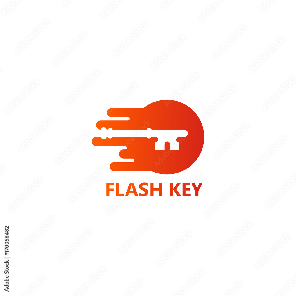 Quick Key Logo Template Design Quick Key Logo Template Design