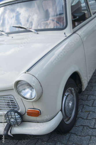 Oldtimer car of the former Deutsche Demokratische Republic called "Trabbi"