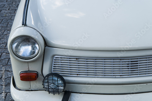 Oldtimer car of the former Deutsche Demokratische Republic called "Trabbi"