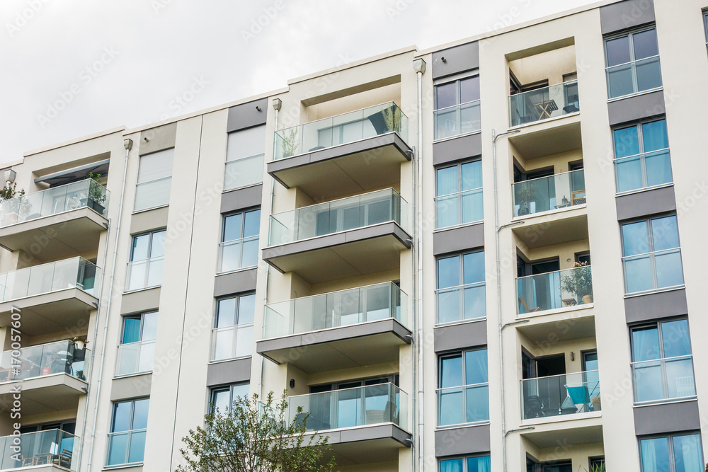 beautiful apartment complex with glass balcony beautiful apartment complex with glass balcony