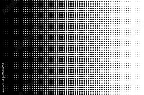 Halftone dotted background. Abstract monochrome backdrop. Pattern with small circles, dots