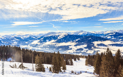 On the slopes of the ski resort Hopfgarten, Tyrol, Austria © Nikolai Korzhov