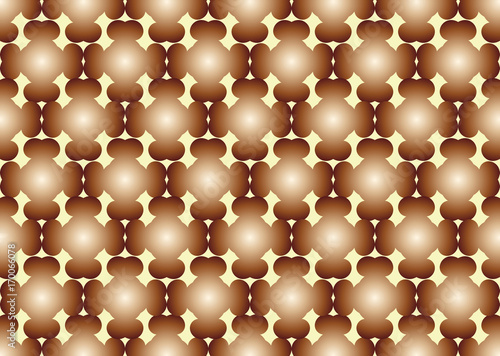 vector abstract, repeating pattern on light yellow background