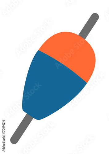 Fishing float isolated logo