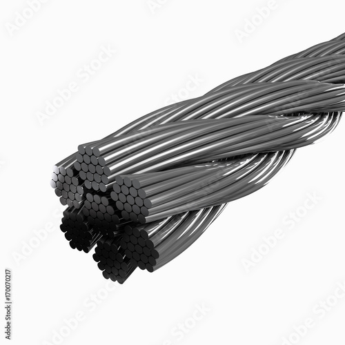Bundle of steel wires