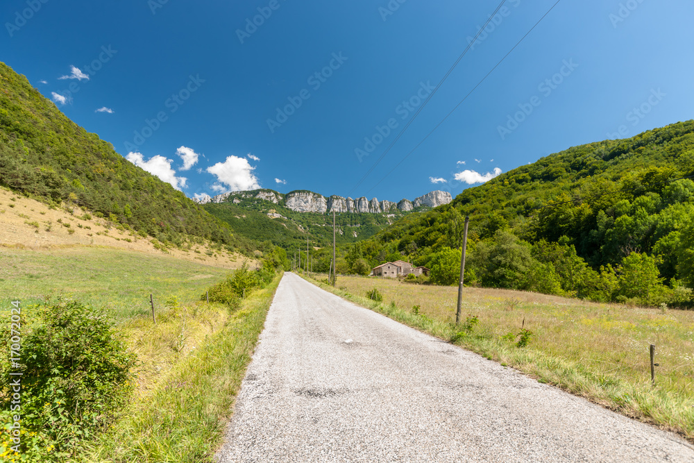 Impressive mountain formations and the Vercors Regional Park