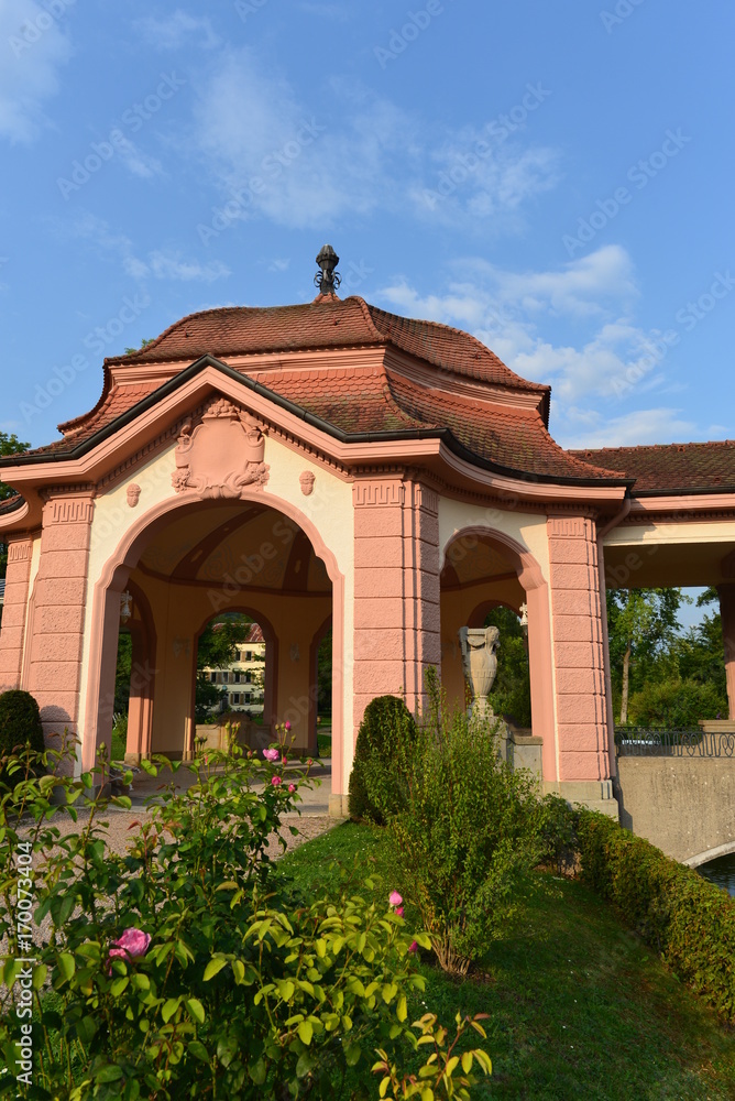 Wandelgang Staatsbad Brückenau Bayern 