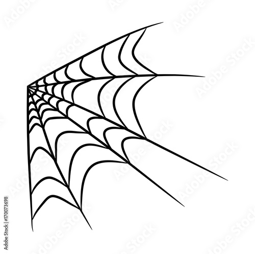 spider web vector symbol icon design. Beautiful illustration isolated on white background