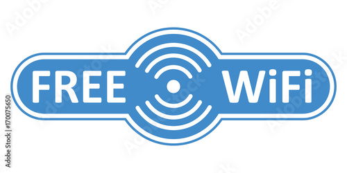 Free wifi logo zone – stock vector