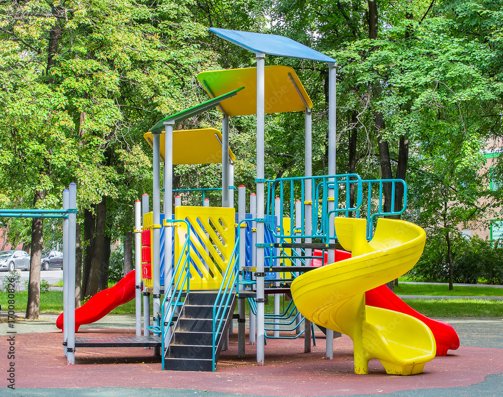 Children's playground multicolored