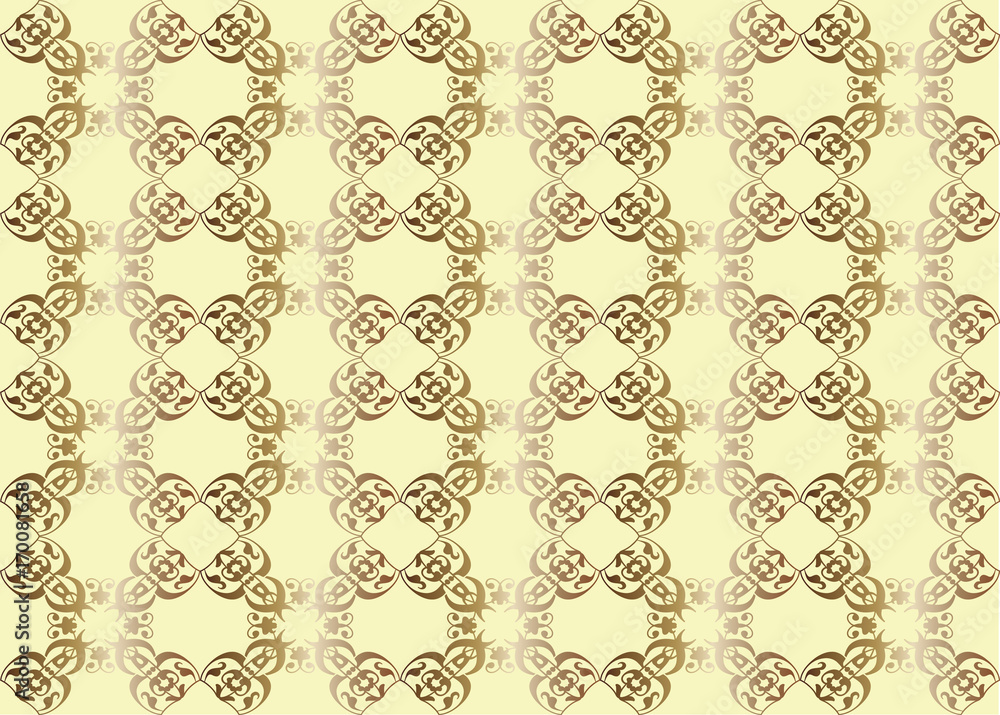 vector abstract, repeating pattern on light yellow background vector abstract, repeating pattern on light yellow background