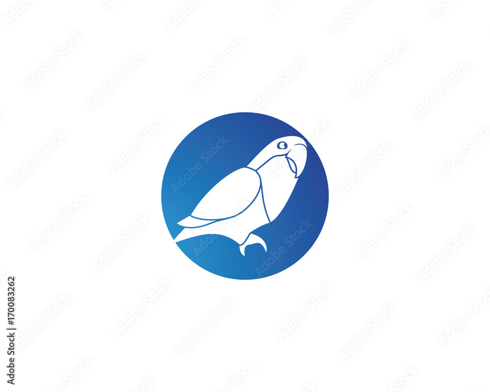 Fototapeta premium Bird Logo Template vector illustration