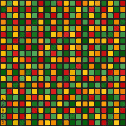 Square pattern. Seamless vector tile background © Olga