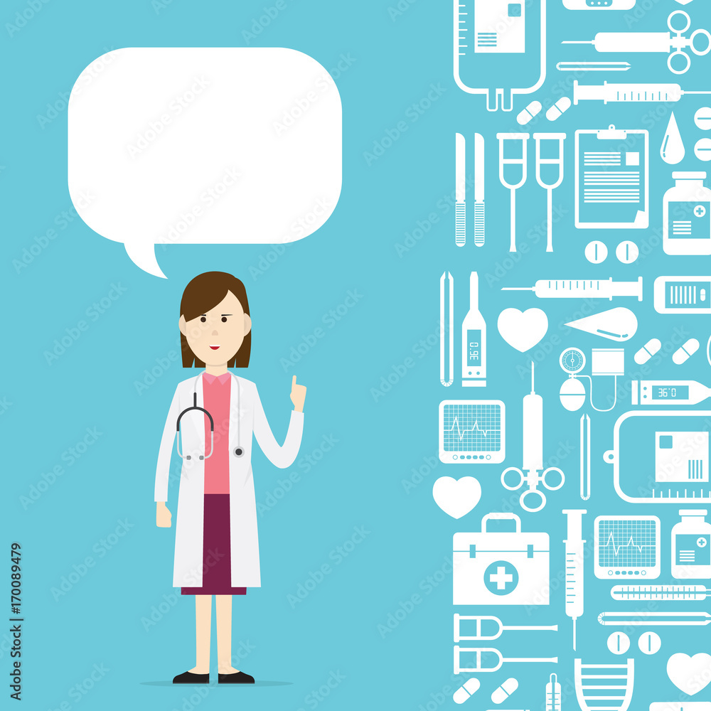 medical doctors and icon vector illustration medical doctors and icon vector illustration