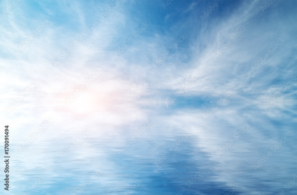 Blue sky background Blue sky background