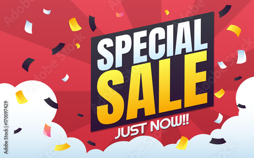 big sale template banner Vector background