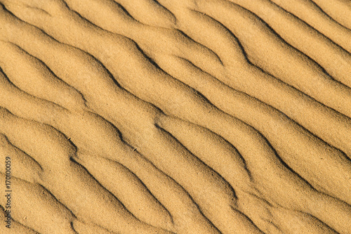 Sand in the desert as a background