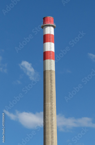 industrial factory chimney