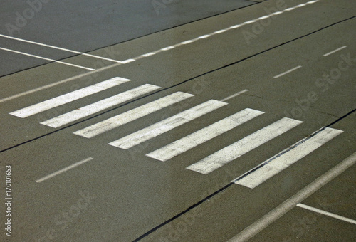 Obraz na plátne zebra crossing sign