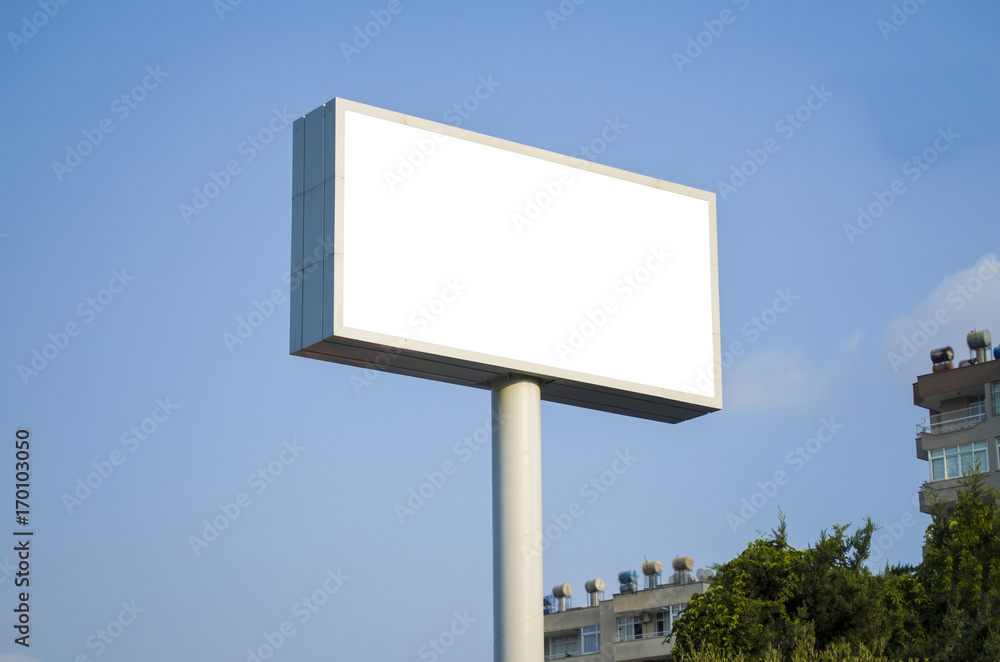 Fototapeta premium White Billboard