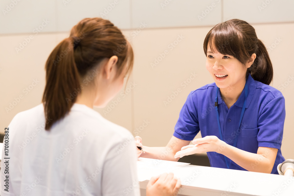 attractive asian woman in sports gym attractive asian woman in sports gym