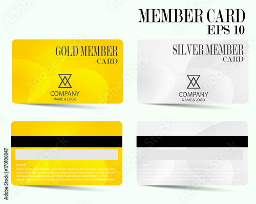 member card, business VIP card, design for privilege member,vector