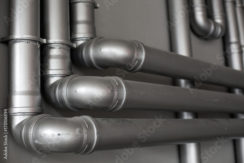 Concept silver pipeline system in crude oil factory