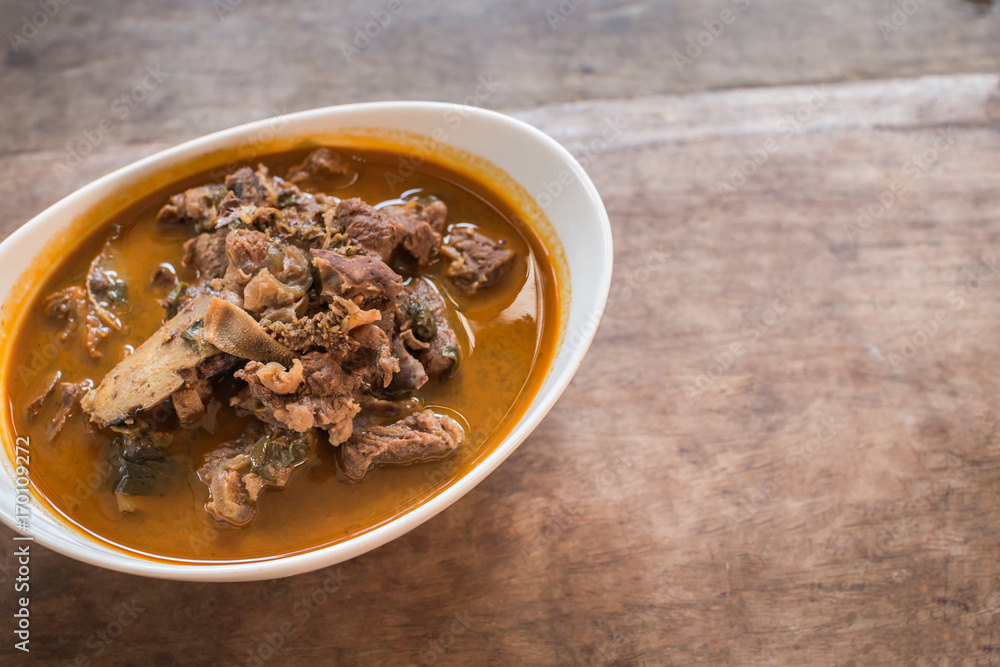 Meat spicy curry soup Meat spicy curry soup