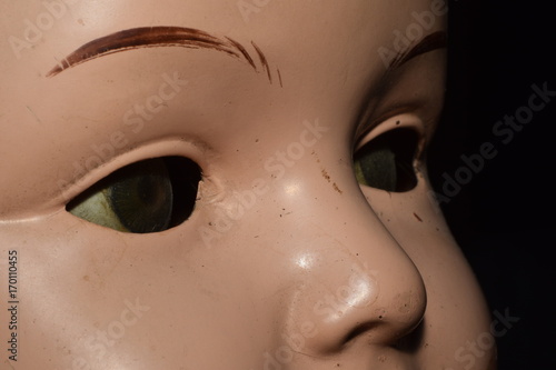 portrait of an old doll