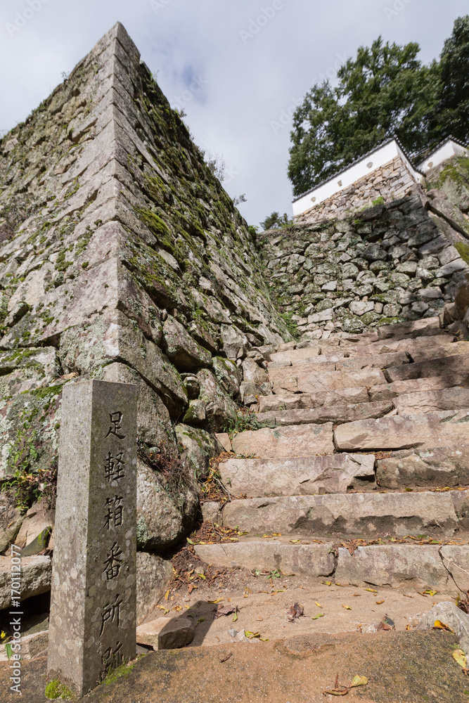 備中松山城 足軽箱番所跡 -天守が残る日本で唯一の山城-