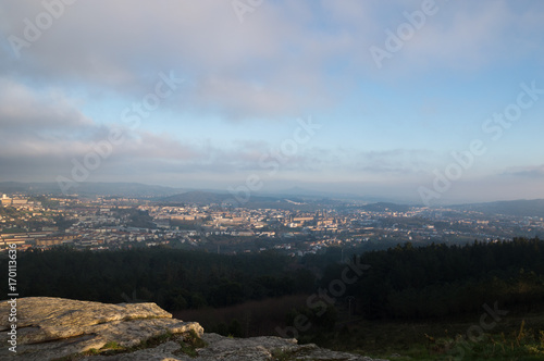 Panoramic view of Santiago