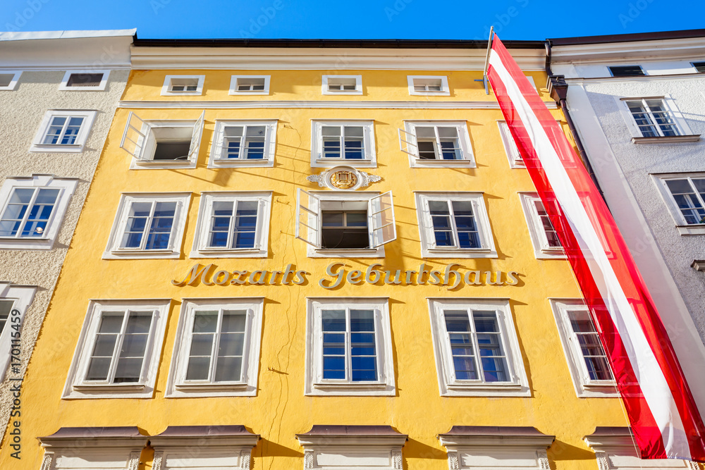 Fototapeta premium Miejsce urodzenia Mozarta, Salzburg