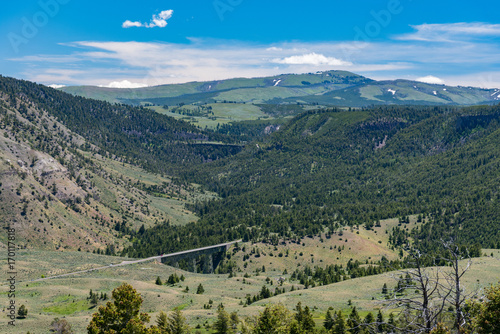 Overlooking Lamar Valley, Wyoming