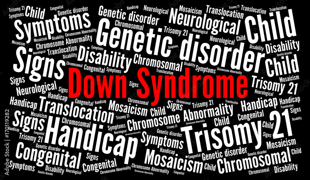 Down syndrome word cloud