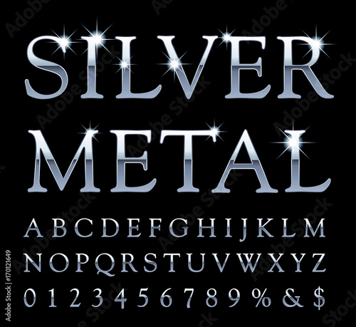 silver letter
