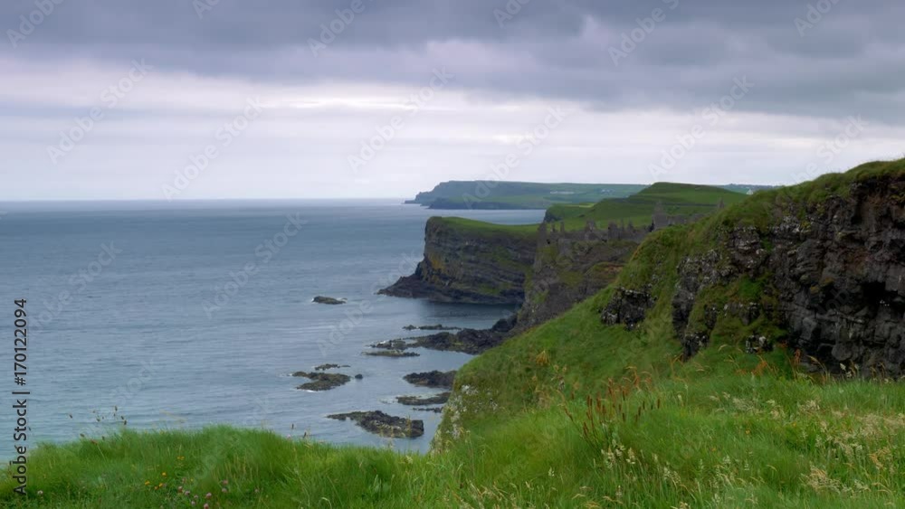 Cliffs At The Magheracross Viewpoint, Northern Ireland - Graded Version Cliffs At The Magheracross Viewpoint, Northern Ireland - Graded Version