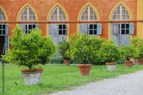 Baroque palace and park of Villa Sorra. Castelfranco Emilia, Modena, Italy