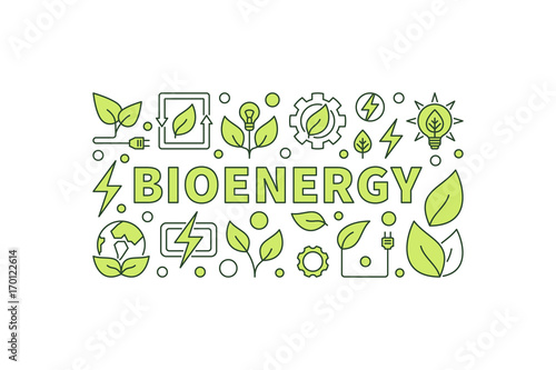 Bio energy vector illustration