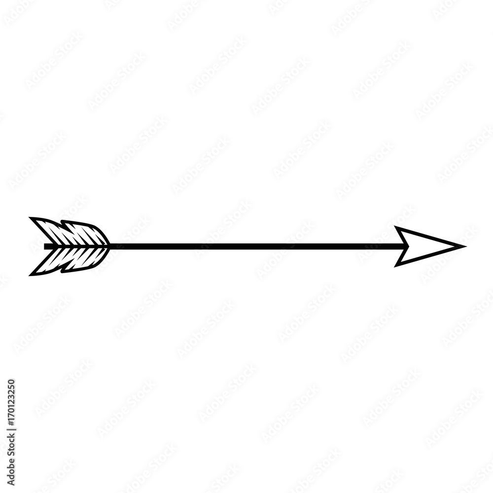 Obraz premium arrow icon over white background vector illustration