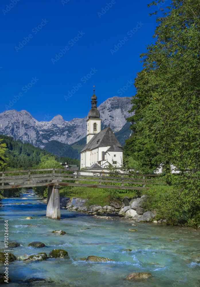 Parish Church in Ramsau, Bavaria