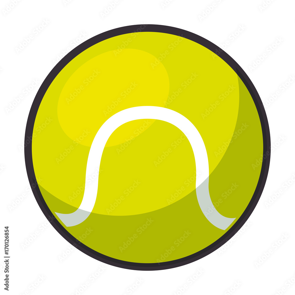 tennis ball isolated icon vector illustration design tennis ball isolated icon vector illustration design