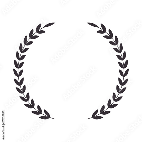 wreath crown isolated icon vector illustration design