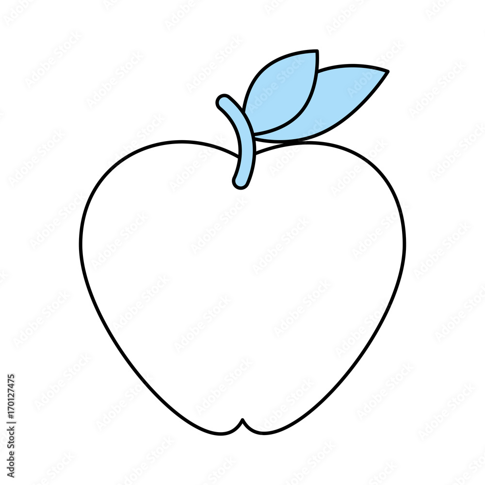 Apple icon of fruit healthy and organic food theme Isolated design Vector illustration Apple icon of fruit healthy and organic food theme Isolated design Vector illustration