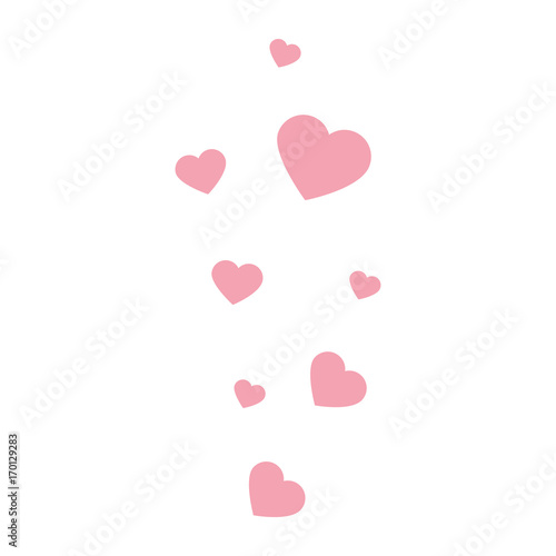 heart valentine love icon, vector illustration, graphic, design