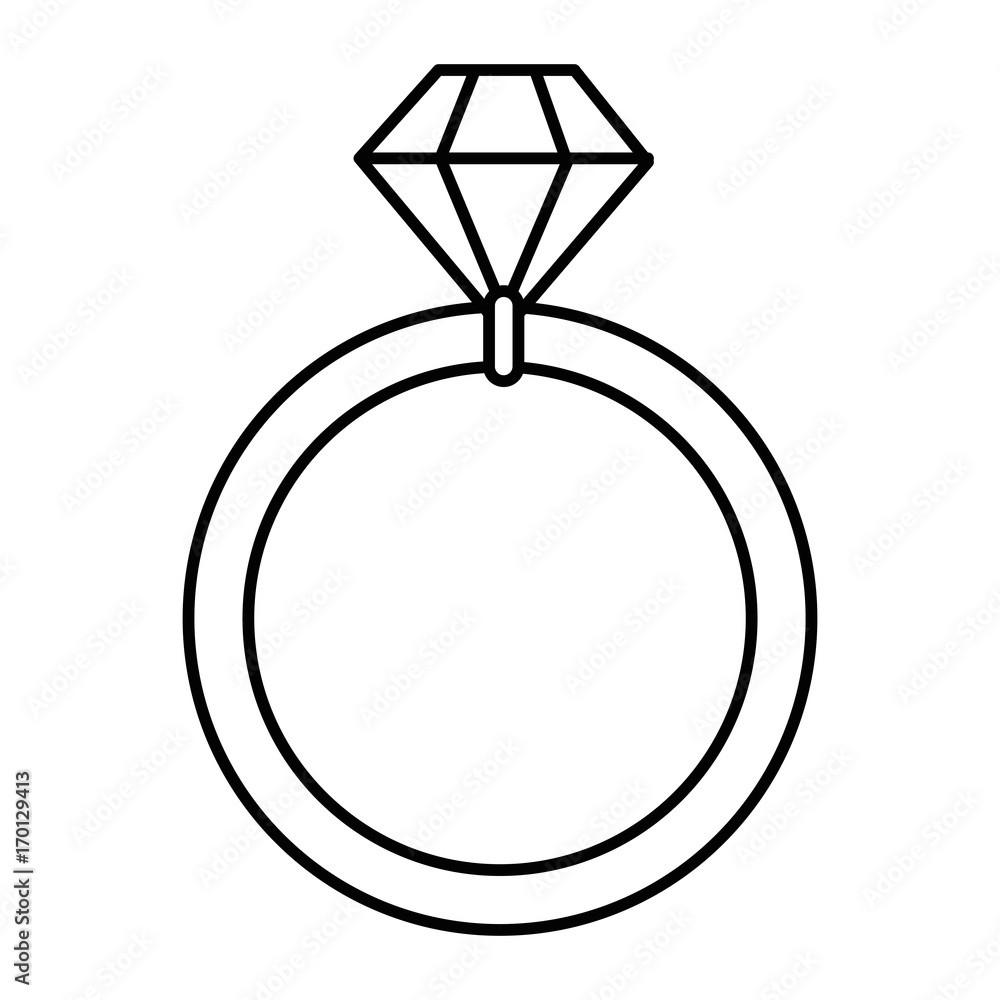 wedding diamond ring icon vector illustration graphic design wedding diamond ring icon vector illustration graphic design