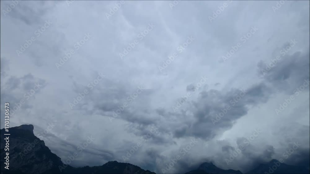 Storm clouds are gathering in the sky. TimeLapse. Storm clouds are gathering in the sky. TimeLapse.
