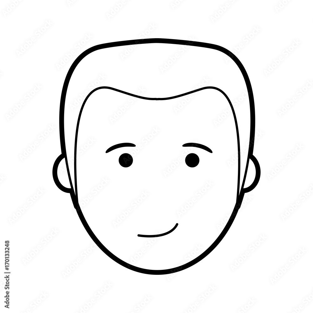 Man cartoon of male avatar person people and human theme Isolated design Vector illustration Man cartoon of male avatar person people and human theme Isolated design Vector illustration