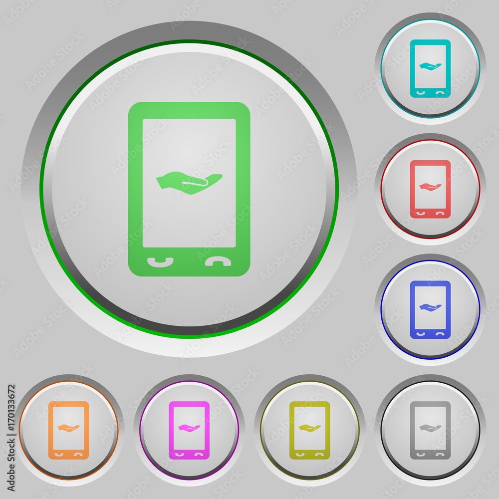 Mobile services push buttons Mobile services push buttons