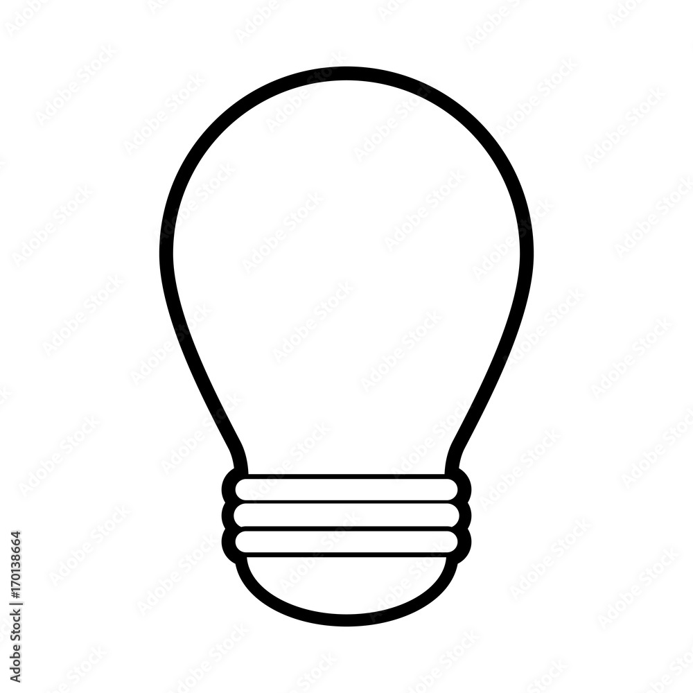 Light bulb icon Energy power and technology theme Isolated design Vector illustration Light bulb icon Energy power and technology theme Isolated design Vector illustration