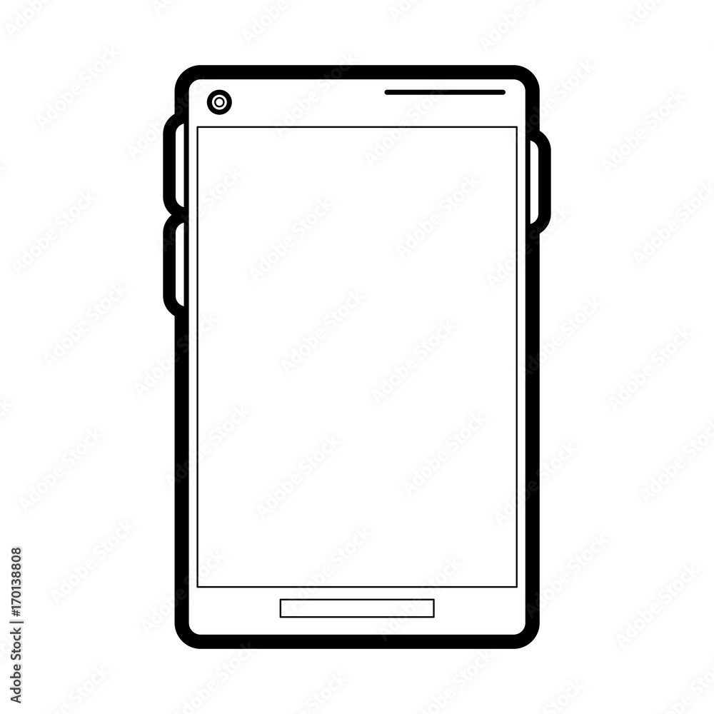 Smartphone of device gadget technology and electronic theme Isolated design Vector illustration Smartphone of device gadget technology and electronic theme Isolated design Vector illustration